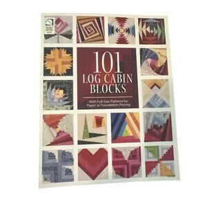 101 Log Cabin Blocks by Franklin, Stephanie Paperback / softback Quilting Book